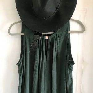 Forest green H&M tank